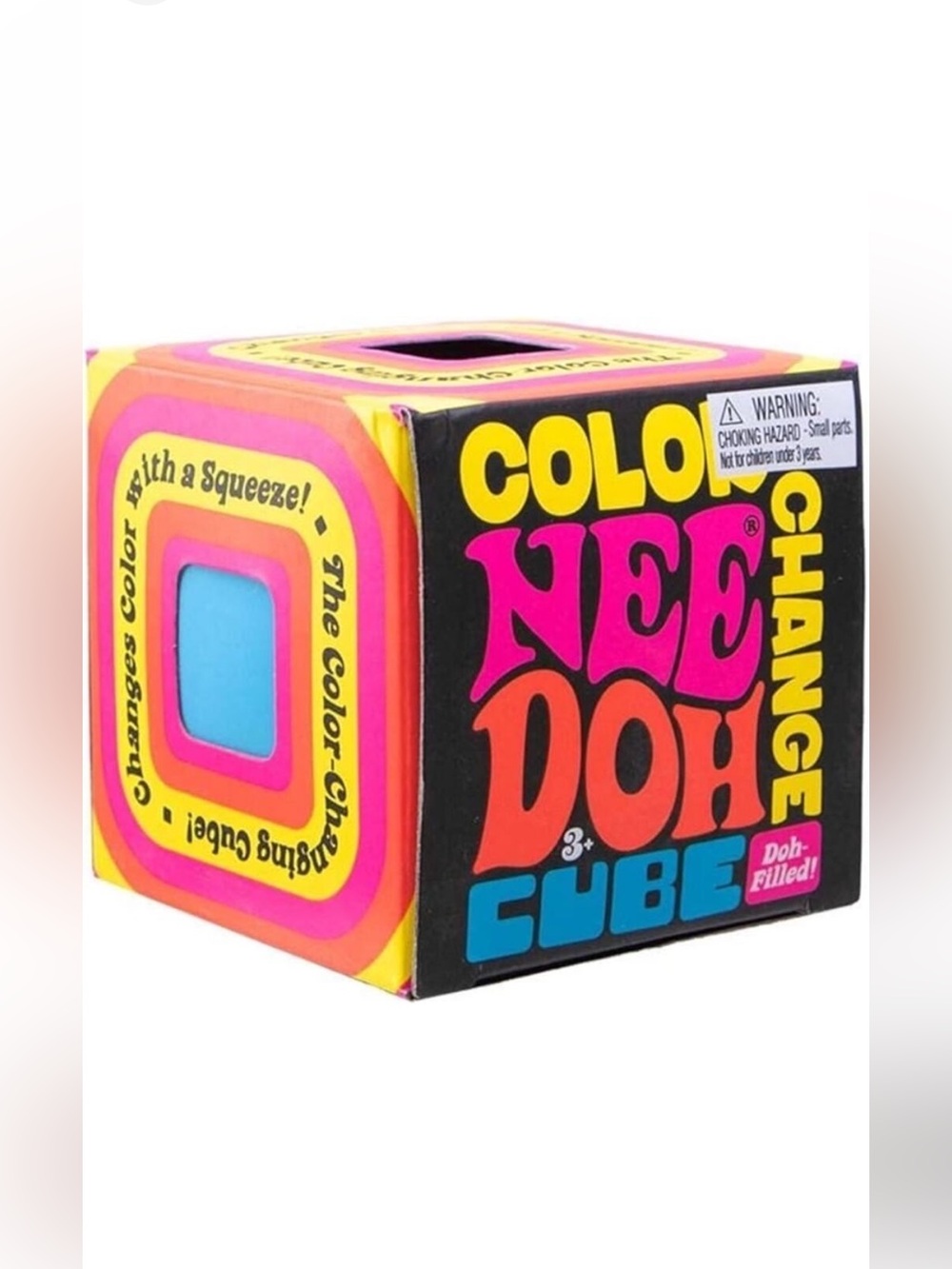 NeeDoh Color Change Cube | Blue to Pink - NIB!